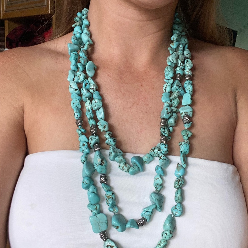 Lucky Brand Turquoise Layered Necklace